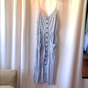 Striped Midi Dress